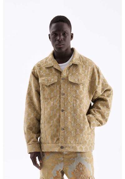 Oversize Jacket Altın