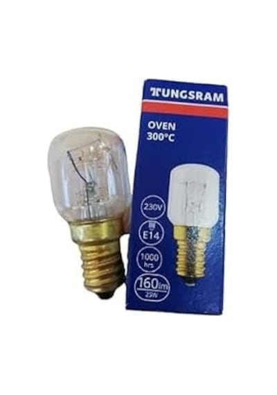 Tungsram Fırın Ampulü 25 W E14 Duylu 300 Dereceye Dayanıklı 000 Açık Krem