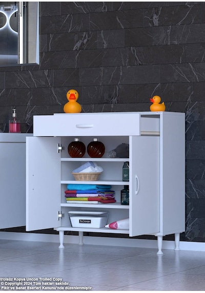 Eliusta Rose 85 Cm Beyaz 1 Çekmeceli Banyo Mutfak Dolabı 4 Bölmeli 3 Raflı Çok Amaçlı Dolap 85x88x32,5 Cm Beyaz Eliusta Rose 85 Cm Beyaz 1 Çekmeceli Banyo Mutfak Dolabı 4 Bölmeli 3 Raflı Çok Amaçlı Dolap 85x88x32,5 Cm Beyaz