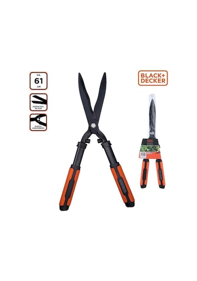 Black&decker Bxgtto7031 Çit Budama Makası 24 İnç Dişli Bıçaklı