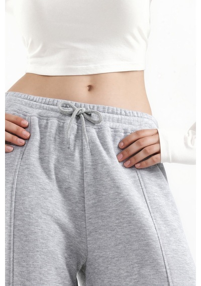 Hiccup Geniş Jogger Pantolon Açık Gri