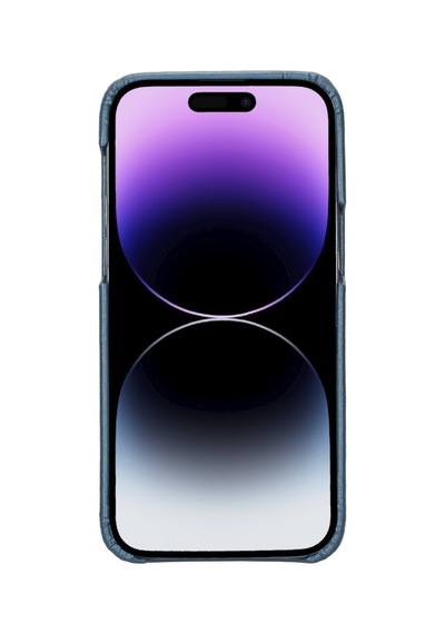 Bouletta Apple İphone 14 Pro Max Uyumlu Deri Arka Kapak F360 Brn4