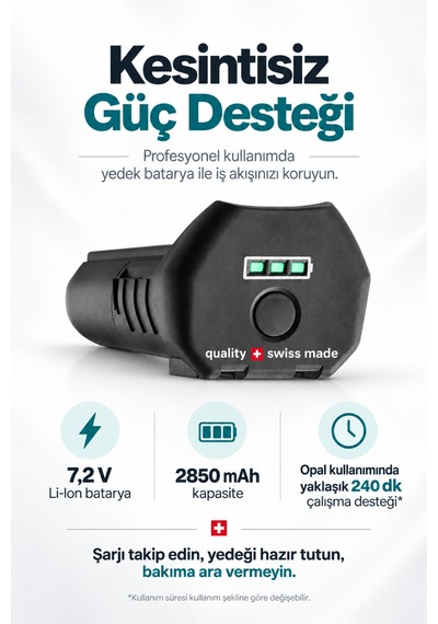 Heiniger Opal Modeli Kedi Köpek Tıraş Makinesi İçin Yedek Batarya