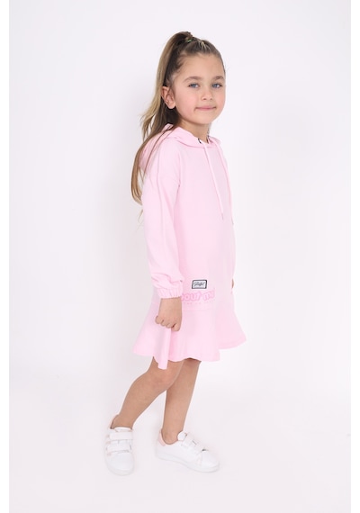 Toontoy Kız Çocuk Baskılı Elbise Açık Pembe Toontoy Kız Çocuk Baskılı Elbise Açık Pembe