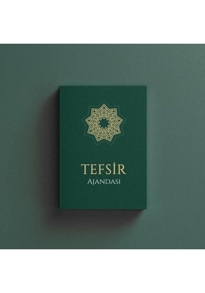 Tefsir Ajandası Normal Seri Yeşil Çok Renkli