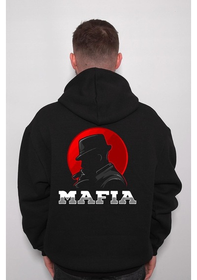 Mafia Gang Patron Sweatshirt Unisex Kapüşonlu Hoodie 001