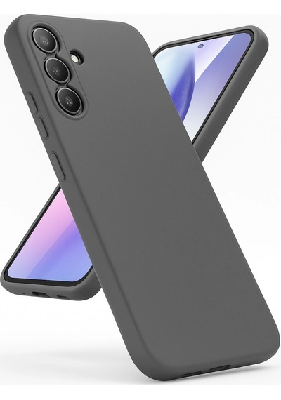 Samsung Galaxy A24 4g Kılıf First Silikon - Gri