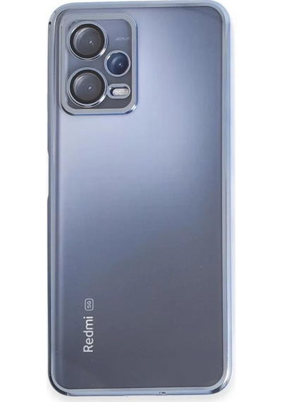 Newface Xiaomi Redmi Note 12 5g Kılıf Razer Lensli Silikon - Açık Mavi