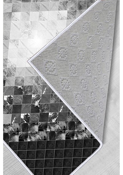 Rovigo Home Dijital Baskı Yıkanabilir Kaymaz Taban Salon Halısı RVG0033-SD1022 Çok Renkli