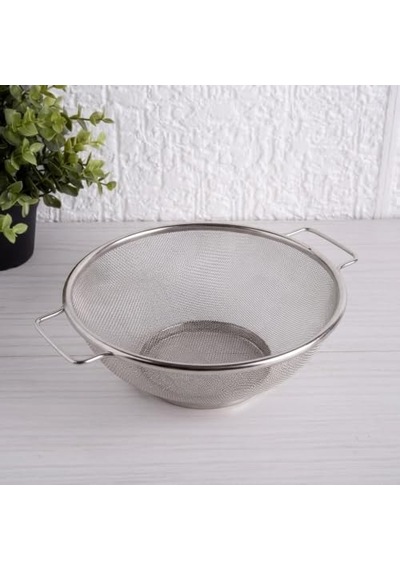 Ayrex Deconox Paslanmaz Çelik Çift Kulplu Sepet Süzgeç 22cm 10cm, Salata Süzgeci Meyve Süzgeci, Makarna Süzgeci, Diğer