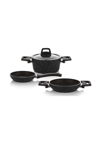 Acar Easy Cook 4 Parça Granit Tencere Takımı Mavi Xkt-21-0397/4