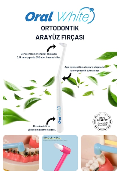 Oral White Cleaning Pro Ortodontik Arayüz Fırçası
