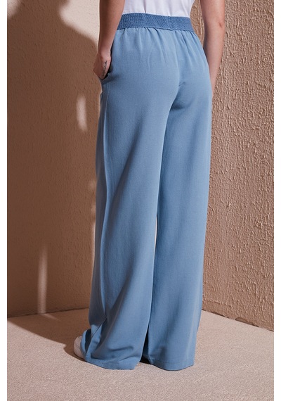Fashion Friends Bayan Pantolon 25y0893k1 Mavi Mavi
