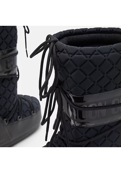 Kar Botu Kadın 80d1402930-n001 Moon Boot Icon Quilt Black Siyah
