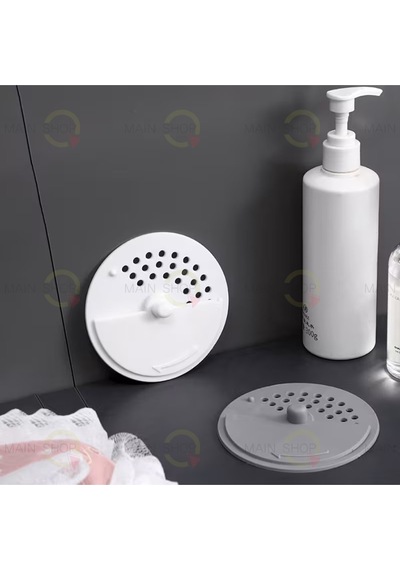 2 Adet Banyo Ve Mutfak Koku Önleyici Duş Lavabo Süzgeci Kokuya Karşı Koruyucu Gri M-137 Plastik Diğer