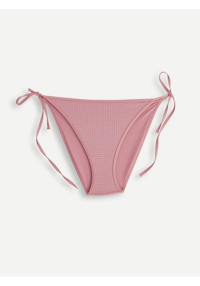 Lcw Dream Pembe Yanı Bağlamalı Taş İşlemeli Kadın Bikini Altı