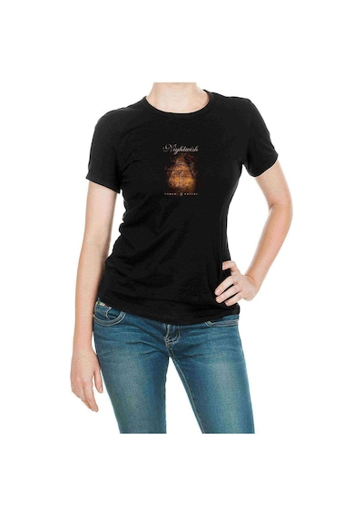 Nightwish Natvr Cover Fınal Baskılı Siyah Kadın Tshirt