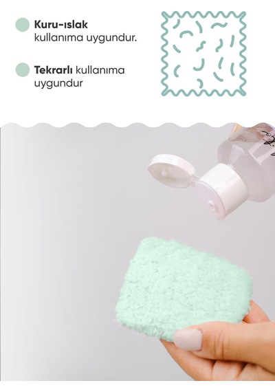 Remove İt.all Yıkanabilir Temizleme Pedleri 2 Adet Reusable Cleansing Pads 2 Pieces
