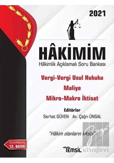 Hkimim Vergi Hukuku Vergi Usul Hukuku Maliye Mikro İktisat Makro İktisat- Temsil Kitap
