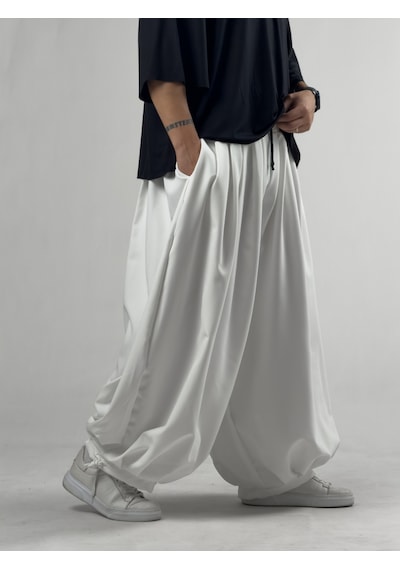 Cocopelli Süper Oversize Ekru Erkek Jogger Pantolon Coc3234