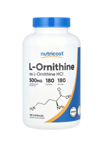 Nutricost, L-ornithine, 500 Mg, 180 Capsules.abd Menşei