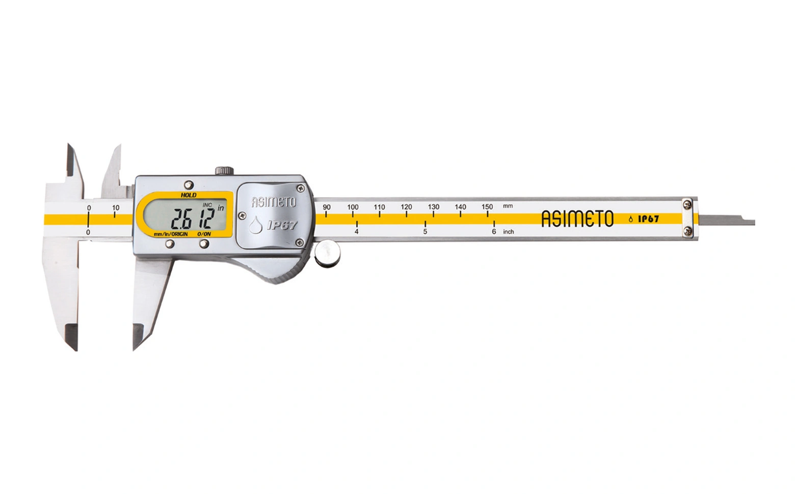 0-200mmx0,01 Ip67 Dijital Kumpas Metal Gövde