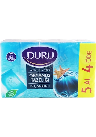 5 Adet Duru Duş Sabunu Okyanus Tazeliği 5'li 150 Gr Diğer