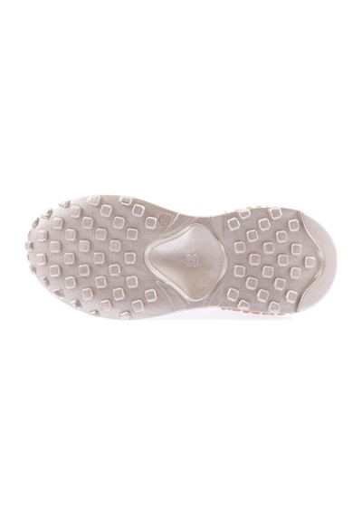 Dgn 026-22k Kadin Kalin Taban Metal Aksesuarli Sneakers Ayakkabi 026-2252-R0152 Bej