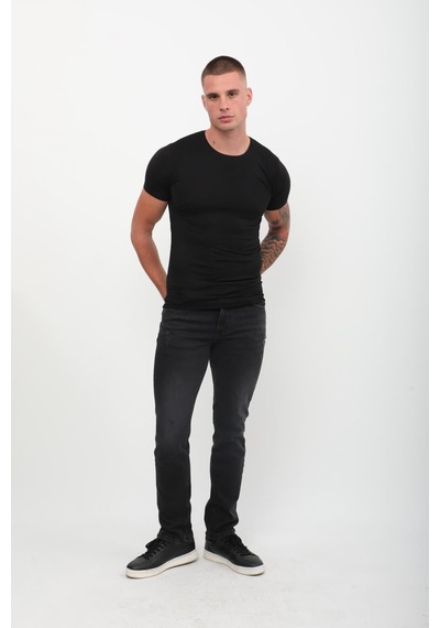 Banny Jeans Erkek Yırtık Detaylı Jean Pantolon Siyah 28