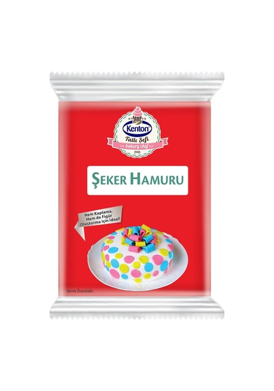 Tatlı Şefi Kırmızı Şeker Hamuru 200g .