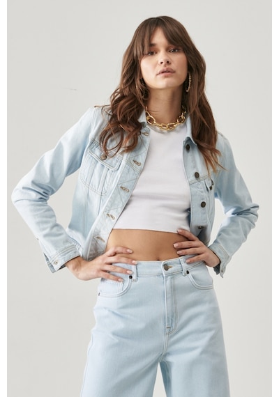 Regular Fit Rider Jean Ceket L54MOU Açık Mavi