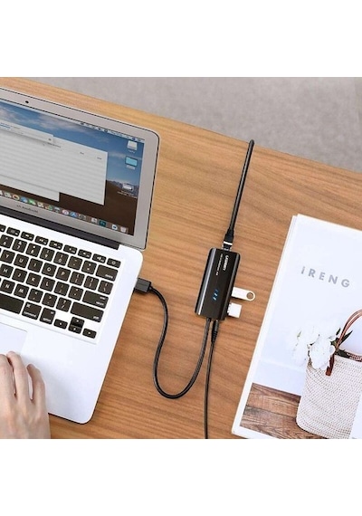 Ugreen Rj45 20265 Usb 3.0 Gigabit Ethernet Dönüştürücü Usb Hub