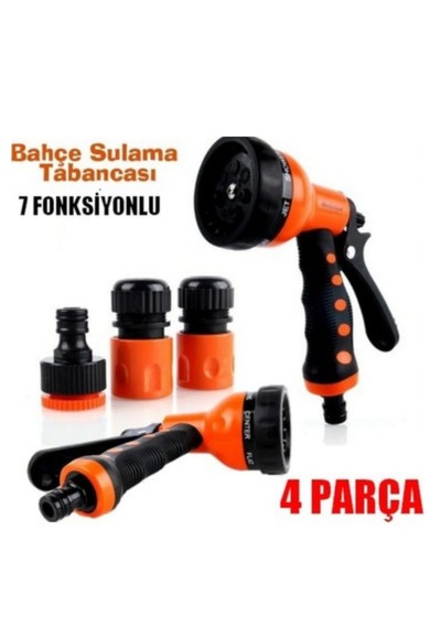 Yayke Bahçe Sulama Fıskiyesi Hortum Ucu Sulama Tabancası Hortum Ucu Bahçe Sulama 7 Fonksiyonlu 1