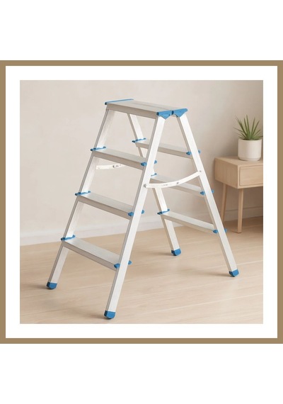 Bezos Alüminyum Çift Basamaklı Merdiven 92 Cm 4+4 22 Standart
