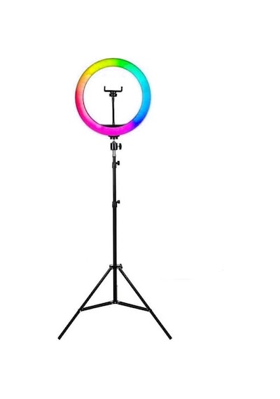 Soft Ring Light Mj36 14" 36cm Rgb Led Halka Işık Tripodlu Selfie Işığı