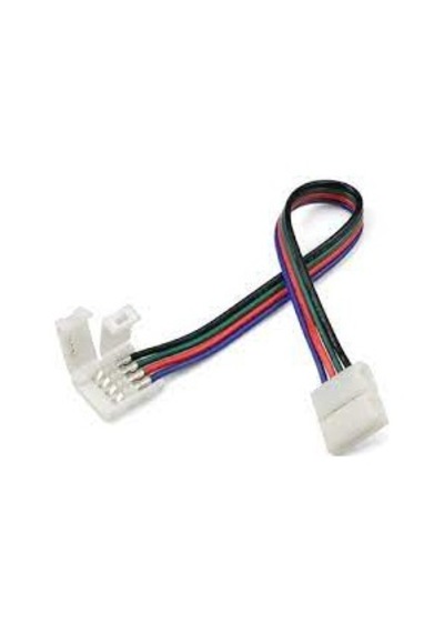 3 Adet 10Cm Rgb Şerit Led Ekleme Aparatı Kablolu 4Pin Birleştirme
