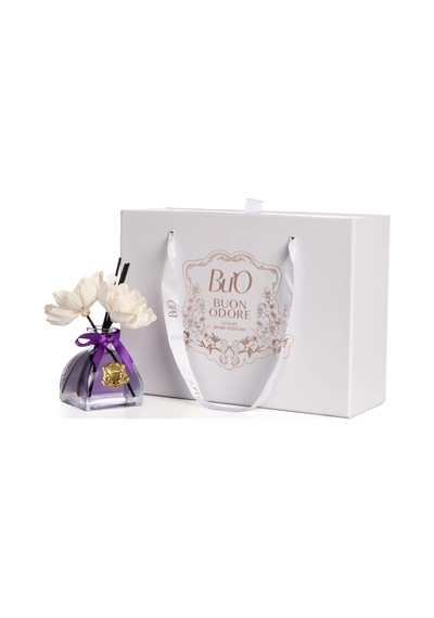 Kare Cam Gold Renkli Diffuser 100 Ml. Ağaç