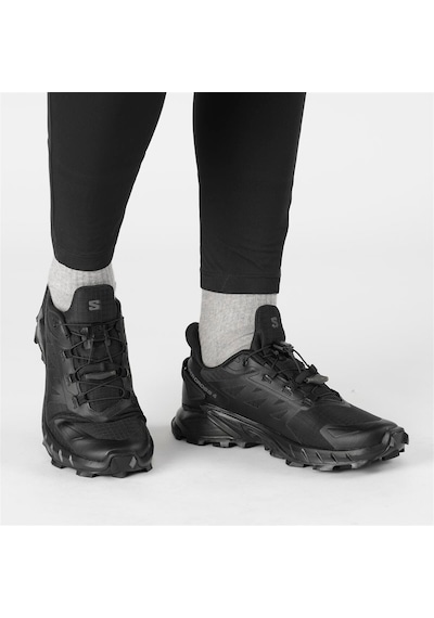 Salomon Supercross Womens Walking Shoes Lastik Bağcıklı Kadın Outdoor Yürüyüş Ayakkabısı Siyah Salomon Supercross Womens Walking Shoes Lastik Bağcıklı Kadın Outdoor Yürüyüş Ayakkabısı Siyah