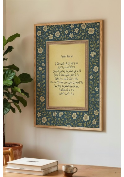 2 Adet Siyah Ahşap Çerçeveli Dağ Ve Orman Manzaralı Vintage Tablo