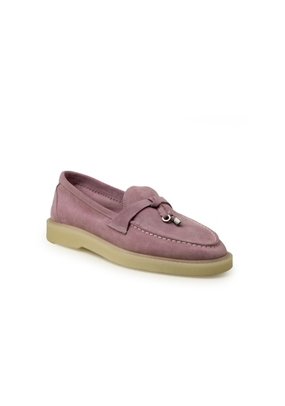 Oxford Klasik Kadın Rc-3001 Deriden Lila Süet 102 Lila