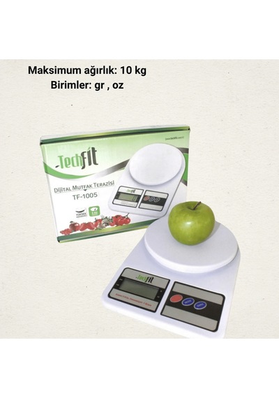 Dijital Mutfak Tartısı Gram Ve Ons Ölçüm Destekli Renkli