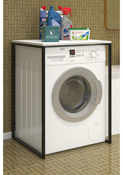 Bakbudaiyi Çamaşır Kurutma Makinesi Dolabı Farabi Byzsyh 090 070 60 Mat Suntalam Metal Siyah Boya Beyaz - Siyah Bakbudaiyi Çamaşır Kurutma Makinesi Dolabı Farabi Byzsyh 090 070 60 Mat Suntalam Metal Siyah Boya Beyaz - Siyah