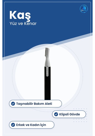 Kişisel Tıraş Makinesi Kaş Ve Yüz Kenar Düzeltici Taşınabilir Bak
