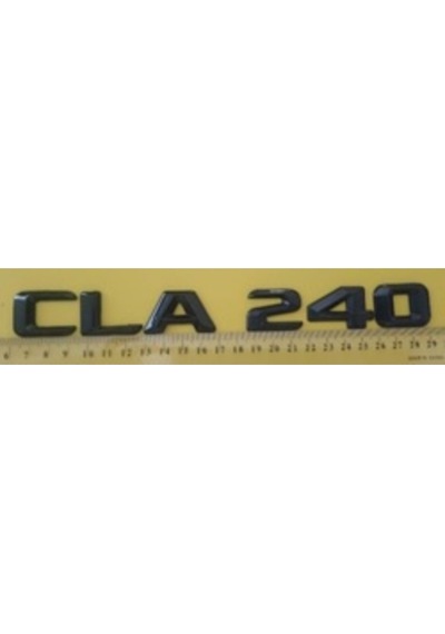 Mercedes Uyumlu Yazı Cla 240 Siyah