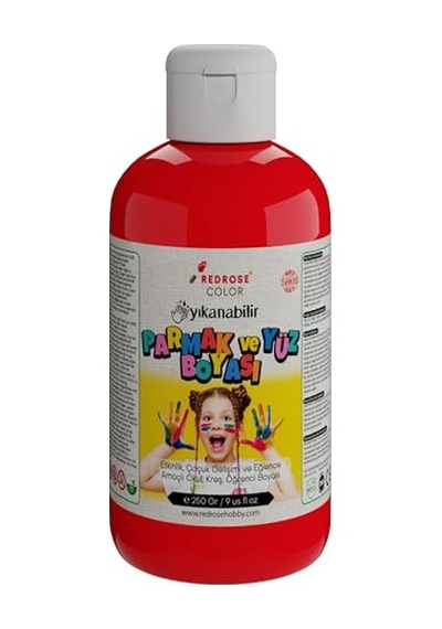 Kırmızı Parmak Boyası 250gr 12