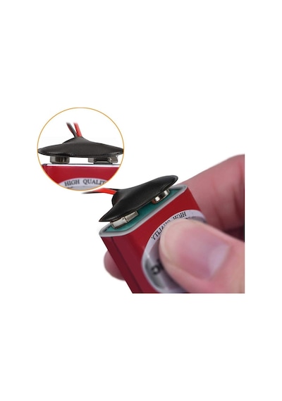 9 Volt Pil Başlığı 9V Pil Yuvası Pil Yatağı 5 Adet