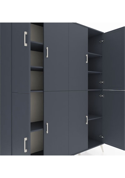 Hyperion Gardrop 8 Raflı 8 Kapaklı 176x44x221 Antrasit-antrasit Antrasit Hyperion Gardrop 8 Raflı 8 Kapaklı 176x44x221 Antrasit-antrasit Antrasit