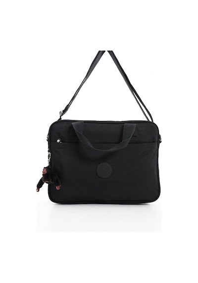 Ss 3027 Unisex Krinkıl Suya Dayanıklı Laptop Bölmeli Çapraz-el Askılı Evrak Ve Laptop Çantası Siyah