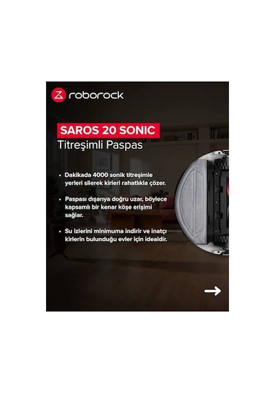 Rovexa Roborock Saros 20 Sonic Uyumlu 3 Aylık Yaşam Kiti 3 Aylık Kit