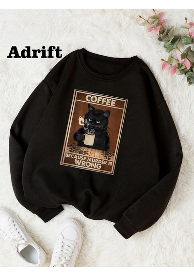 Startmore Adrift Japon Çiçek Köstebek Sokak Trend Tasarım Harajuku/gotik Beyaz Siyah